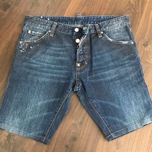 Denim DSQUARED2 Bermuda shorts